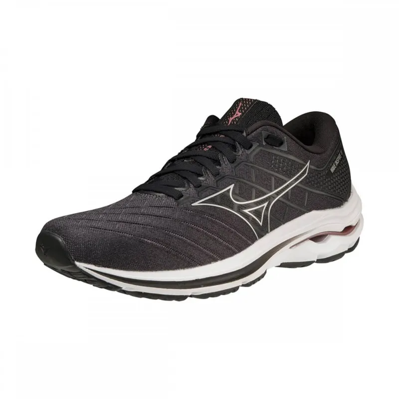 Mizuno Women's Wave Inspire 18 D Black/Silver-2